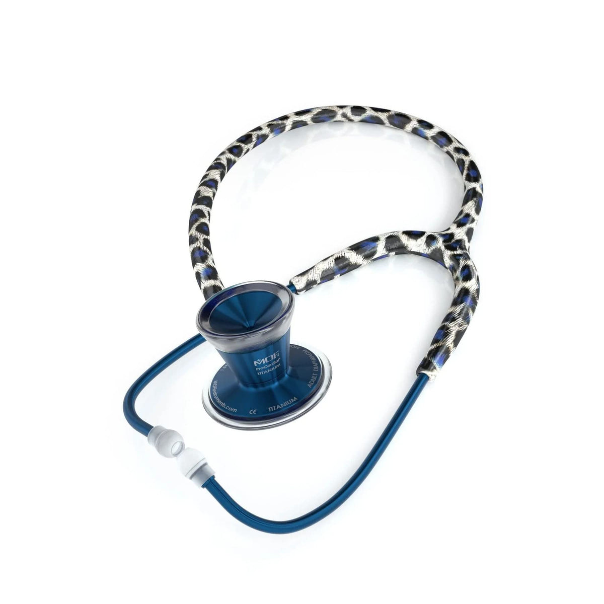 MDF Titanium Engravable Cardiology Stethoscope, Rose Gold - Pink