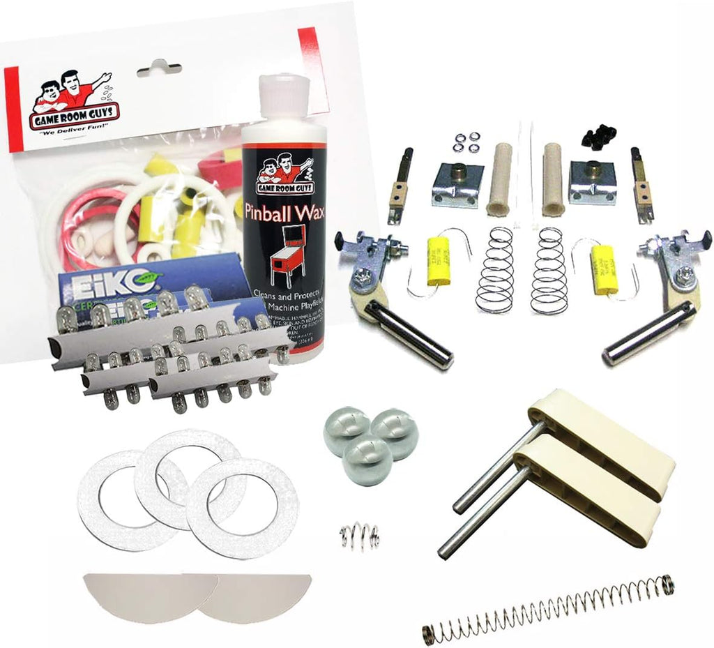 Game Room Guys 1991 Bally White Premium Maintenance Kit Compatible with Bugs Bunny Pinball Machine