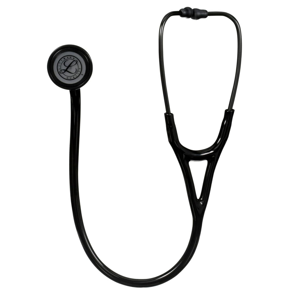 3M Littmann Master Cardiology Stethoscope, 2176, Stainless Steel Smoke-Finish Chestpiece, 27" Black Tube