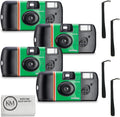 FUJIFILM QuickSnap Flash 400 One-Time-Use Disposable Camera (4 Pack)