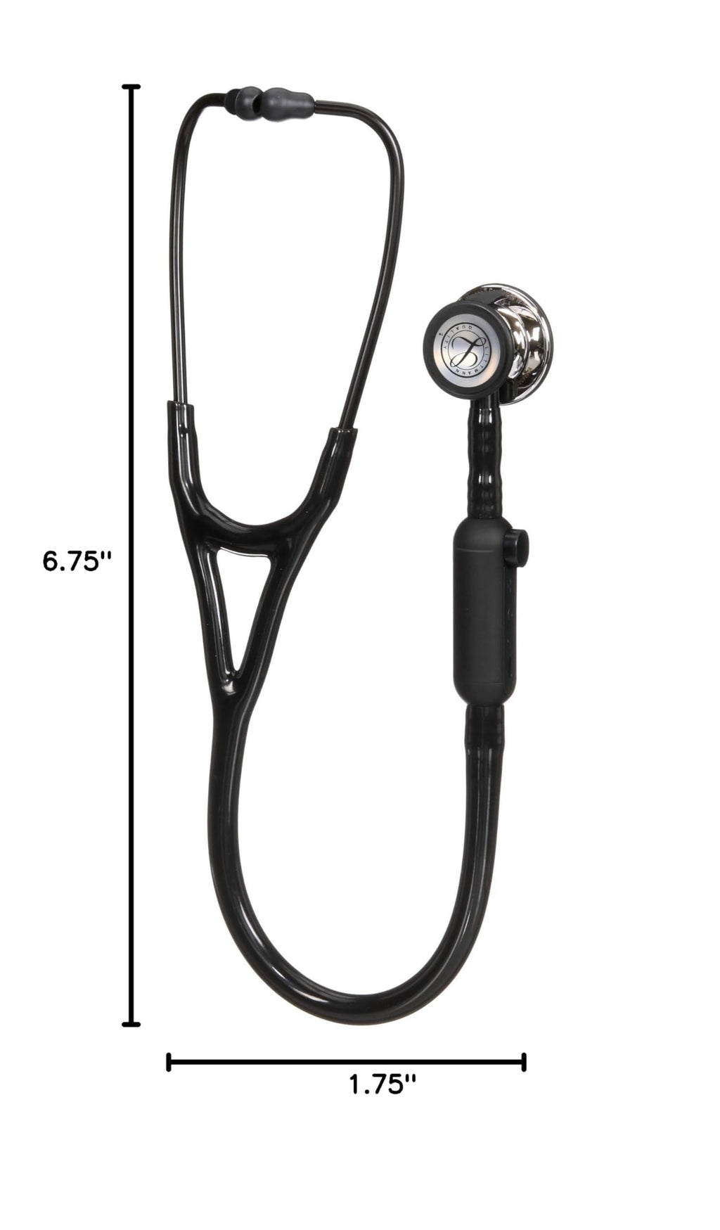 3M Littmann CORE Digital Stethoscope, Our Most Advanced Stethoscope Yet, Up To 40x Amplification, Active Noise Cancellation, In-App Sound Wave Visualization, Black-Finish Chestpiece, 8480
