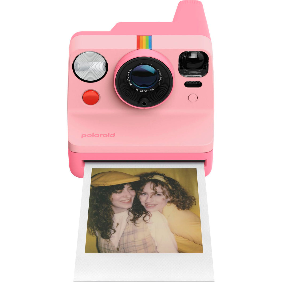 Polaroid Now Generation3 iType Camera in Pebble White + 8 Film Bundle