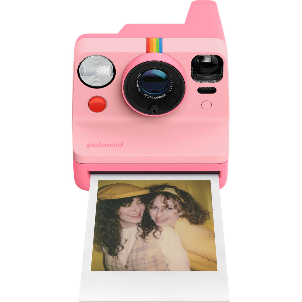 Polaroid Now Generation3 iType Camera in Pebble White + 8 Film Bundle