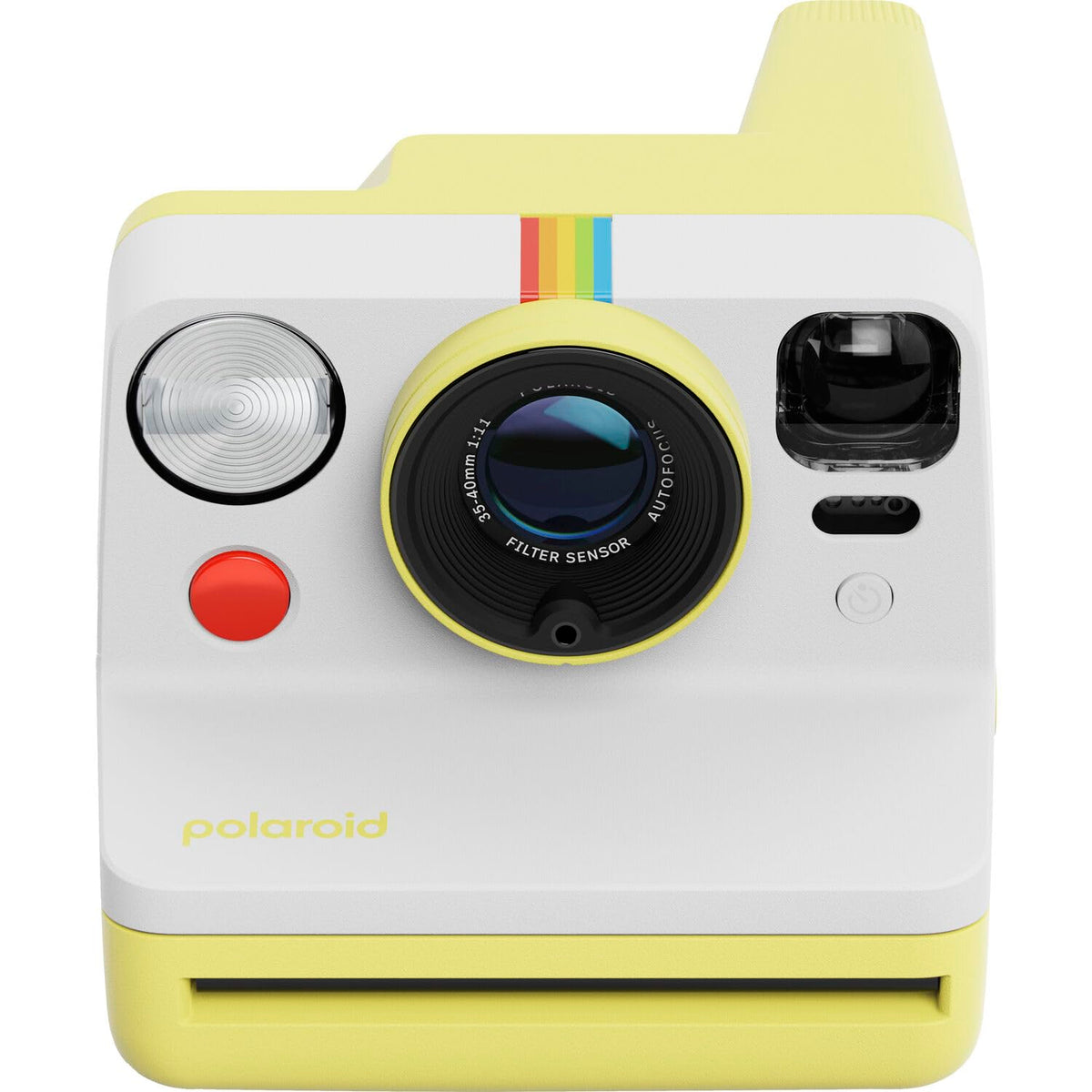 Polaroid Now Generation3 iType Camera in Pebble White + 8 Film Bundle
