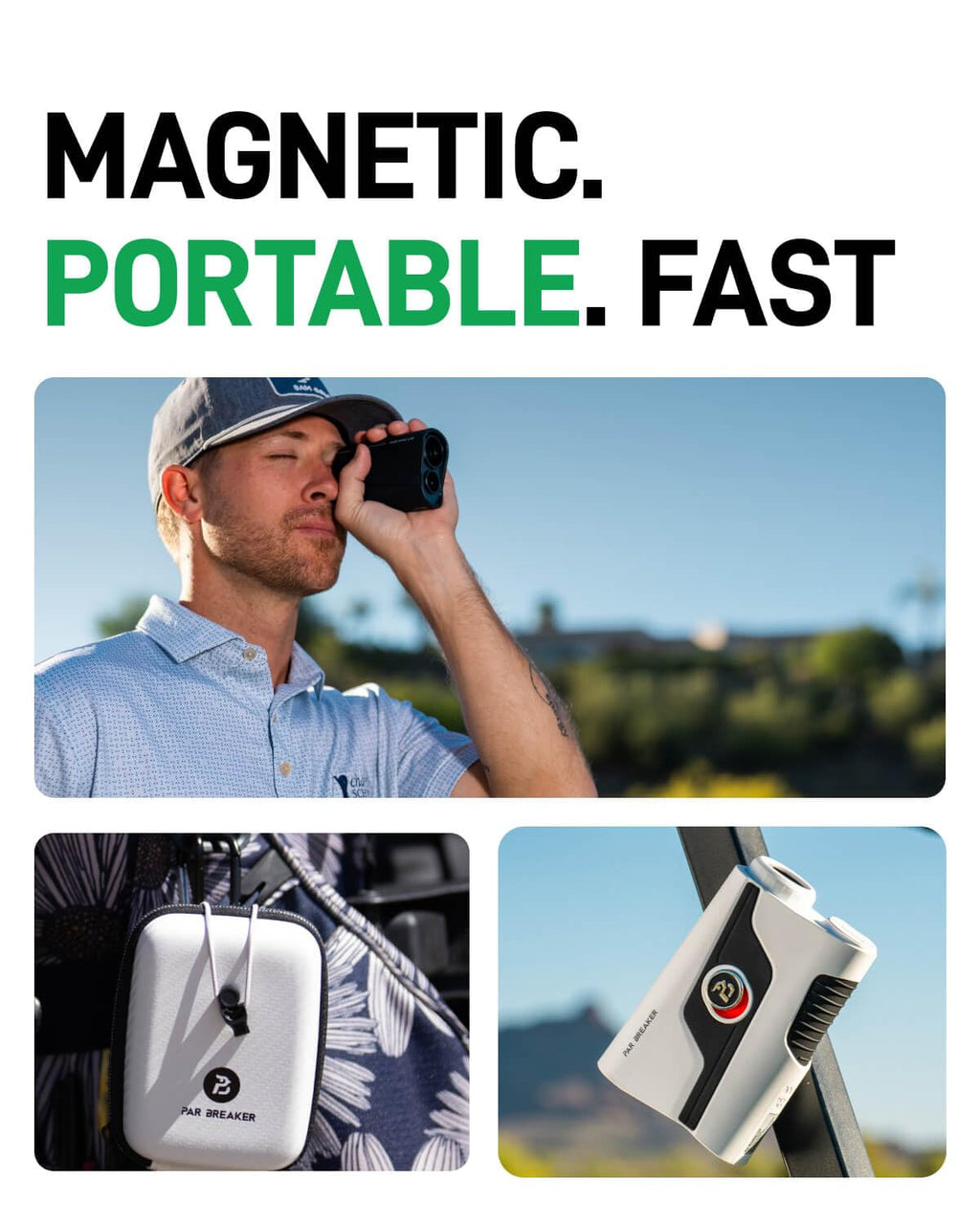 Yard Sync L30 Golf Laser Rangefinder with Slope On/Off Switch