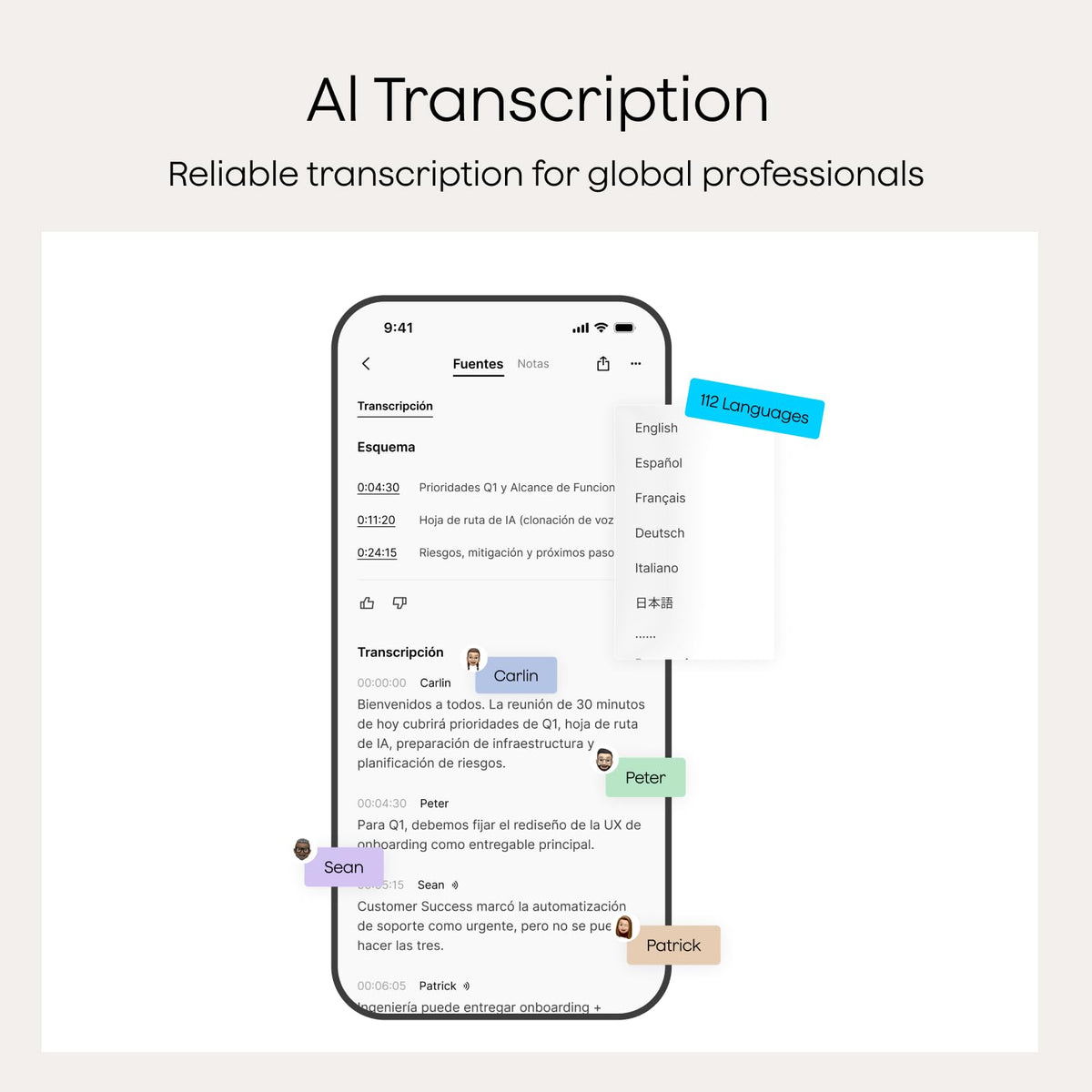 Plaud NotePin S Wearable AI Voice Recorder, Transcribe & Summarize, Purple