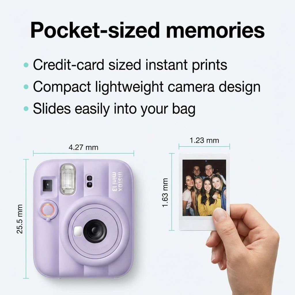 Fujifilm Instax Mini 13 Candy Pink Instant Camera with 20-Sheet Film