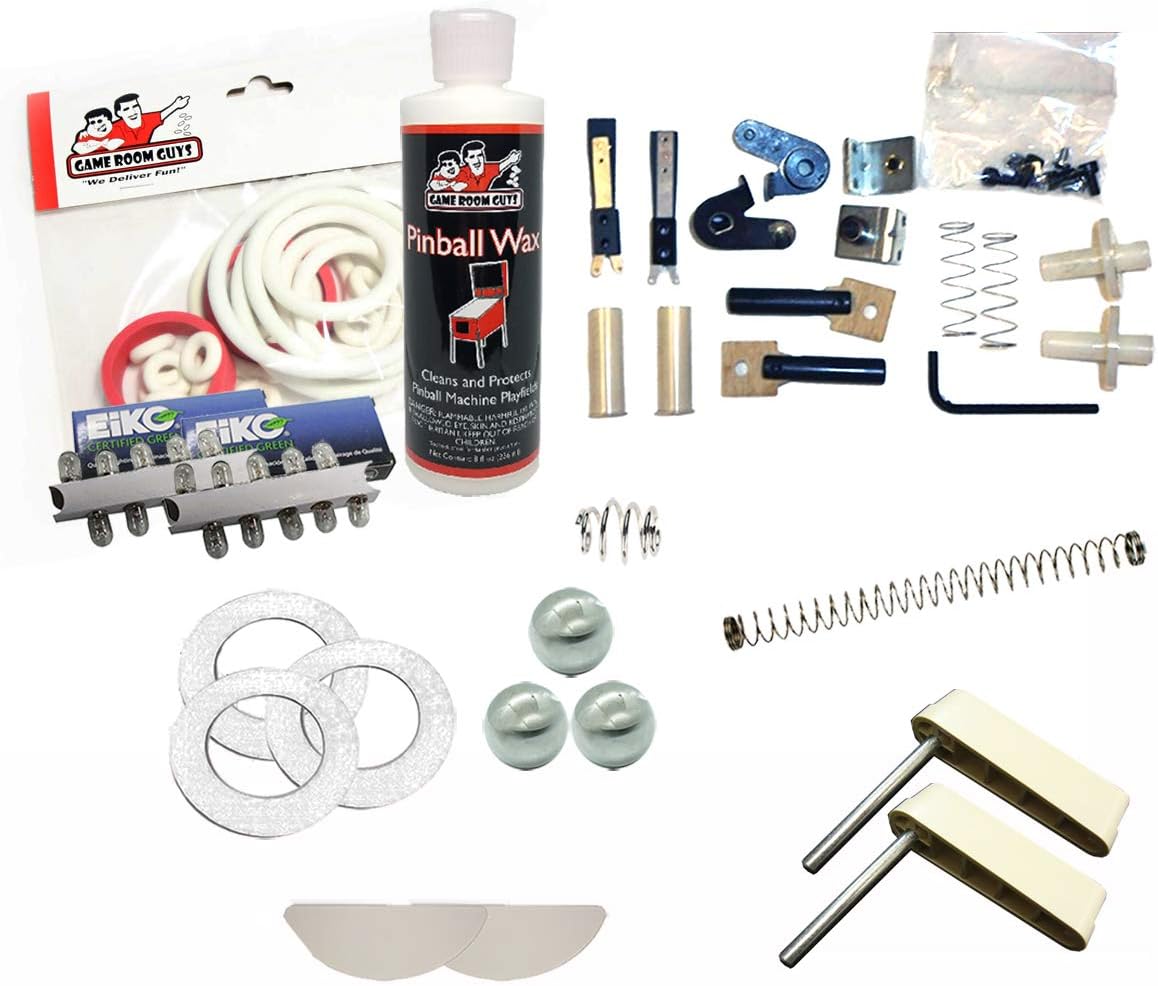 Game Room Guys 1977 Bally Eight Ball Pinball White Premium Maintenance Kit