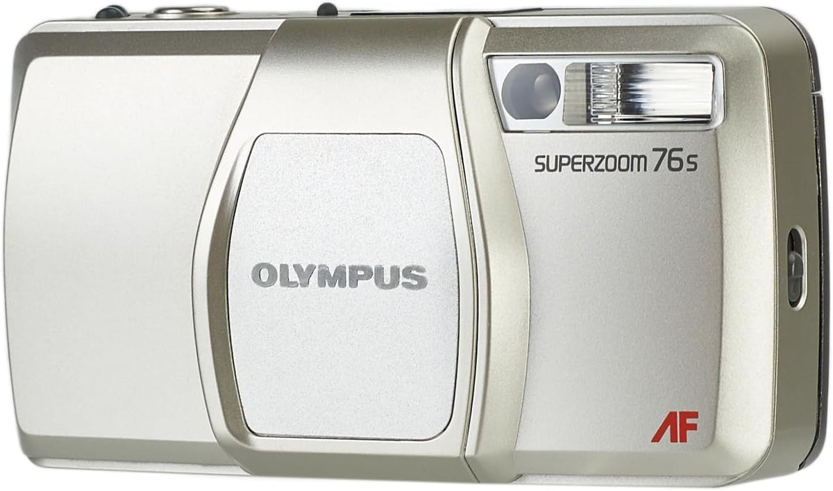 Olympus Infinity 76 35mm Point & Shoot Film Camera | Autofocus Lens, Built-in Flash | Vintage Compact Camera (Renewed)