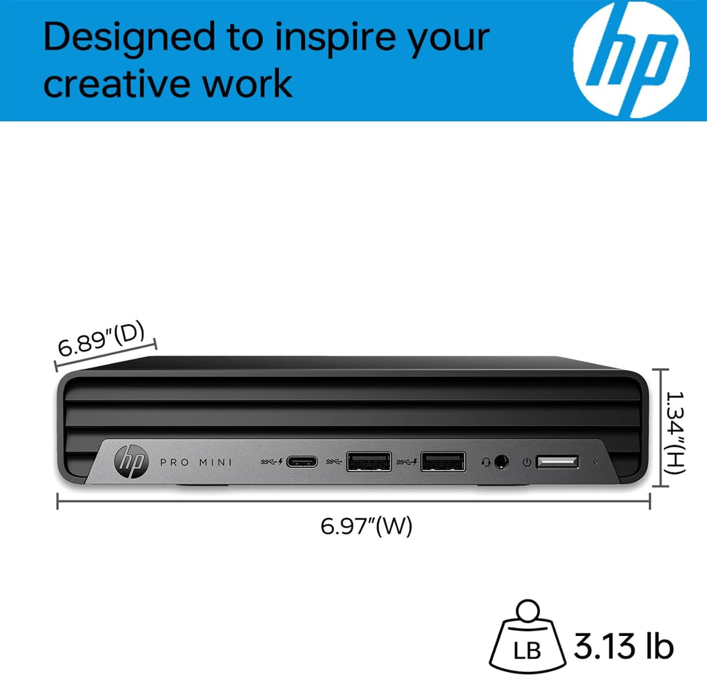 HP 2026 Mini PC Desktop Computers, Intel i5-12400T CPU, 16GB RAM 512GB SSD