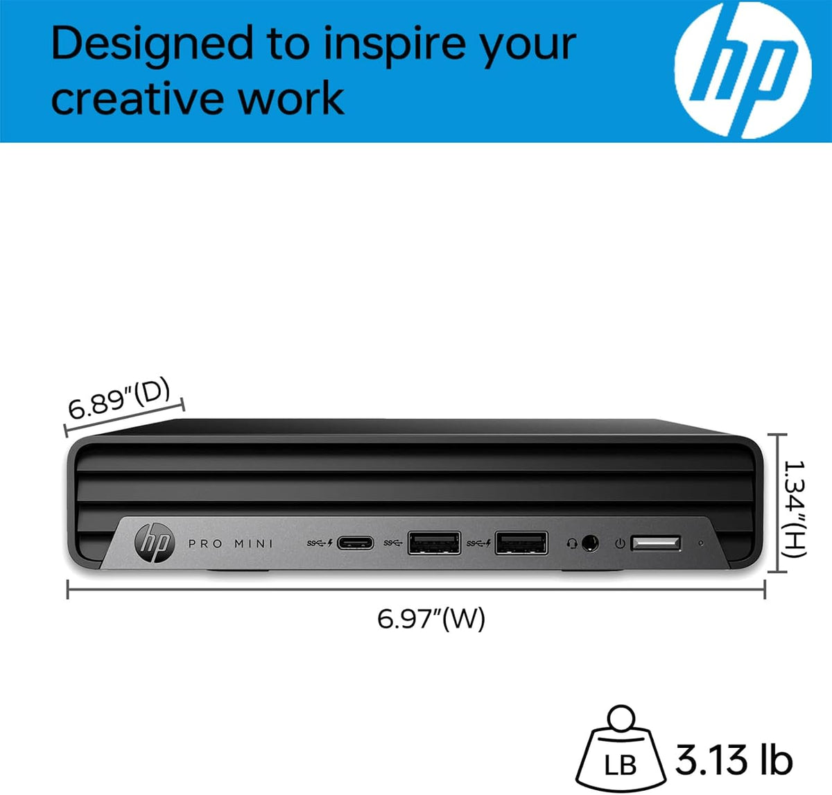 HP 2026 Mini PC Desktop Computers, Intel i5-12400T CPU, 16GB RAM 512GB SSD