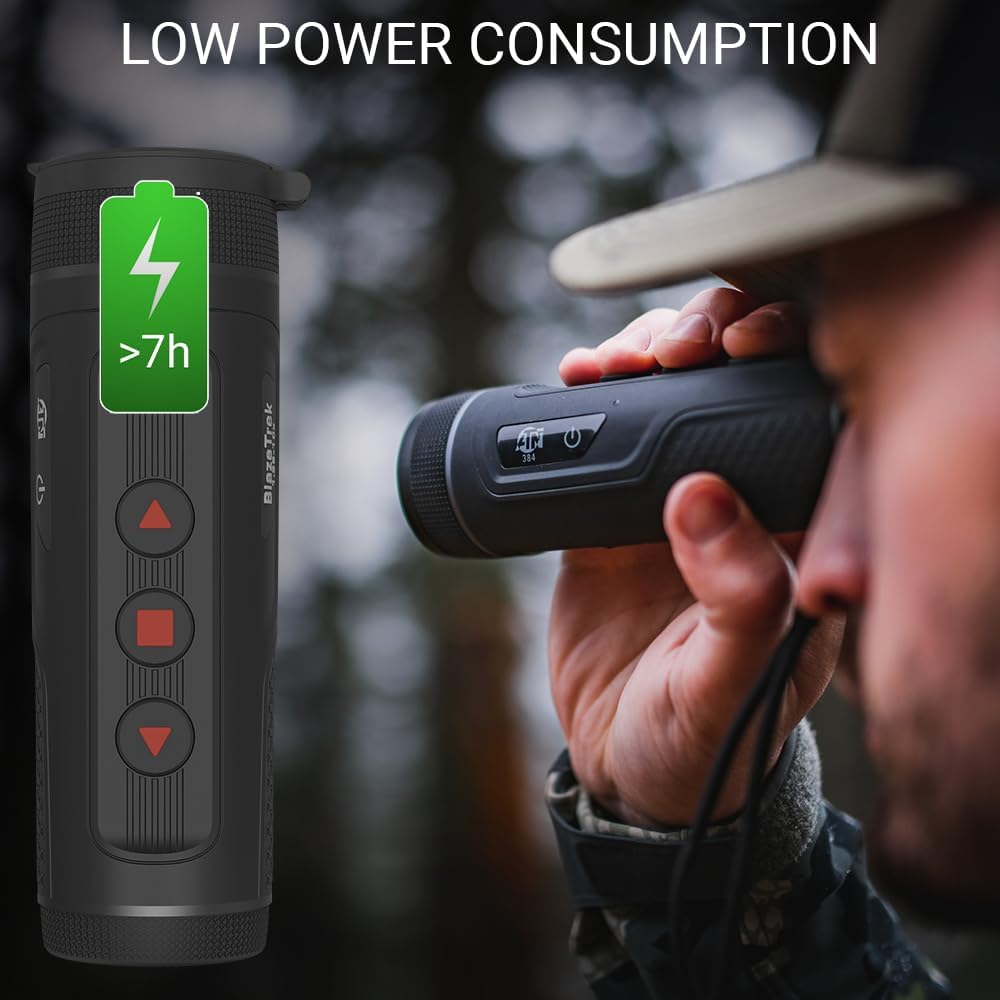 ATN BlazeTrek-319 Thermal Imaging Monocular 12 Micron, 384x288 <25 NETD, 50 Hz