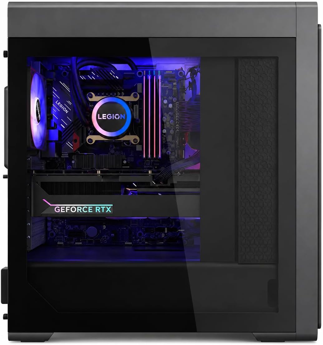 Lenovo Legion Tower 7i Gen 10 Desktop PC, NVIDIA GeForce RTX 5080 16GB GDDR7, Intel Ultra 9 285K(Up to 5.7 GHz), 128GB DDR5 5600MT/s, 4TB SSD, Legion Coldfront Cooling, USB KB, Mouse, Windows 11 Pro