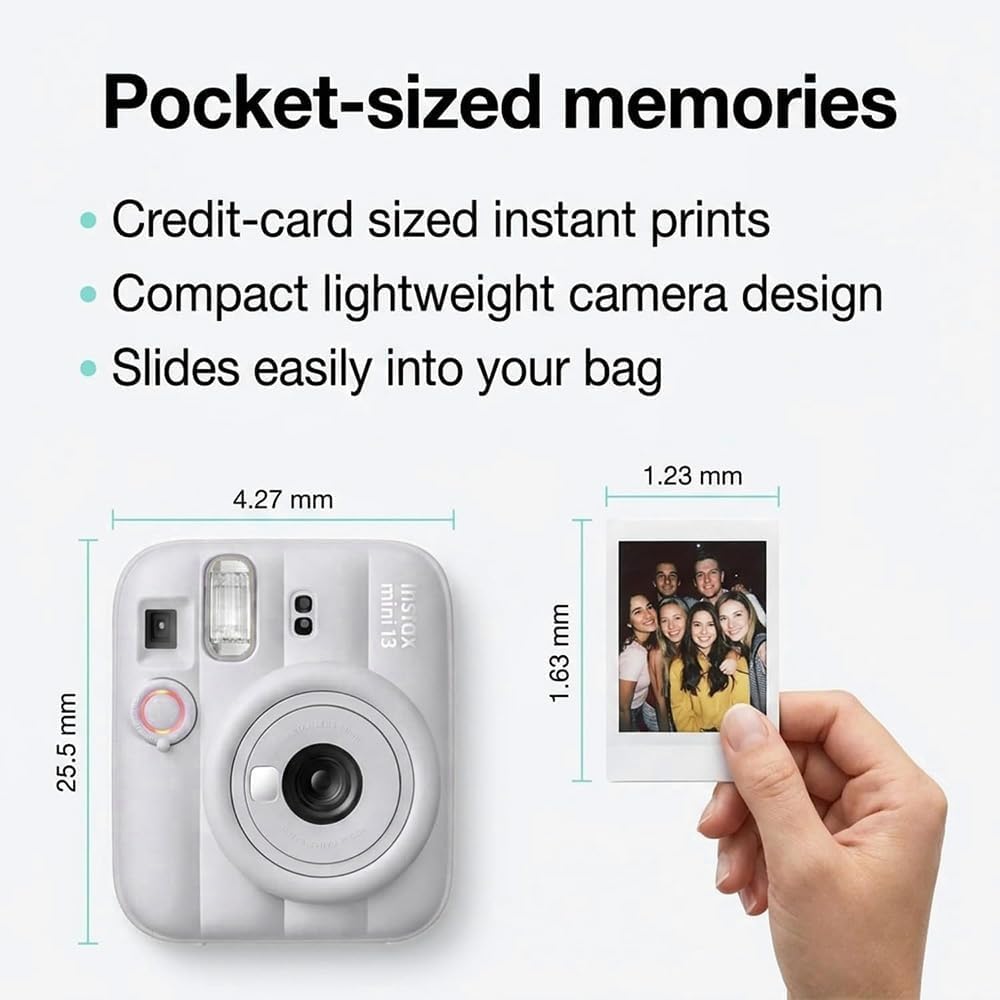 Fujifilm Instax Mini 13 Candy Pink Instant Camera with 20-Sheet Film