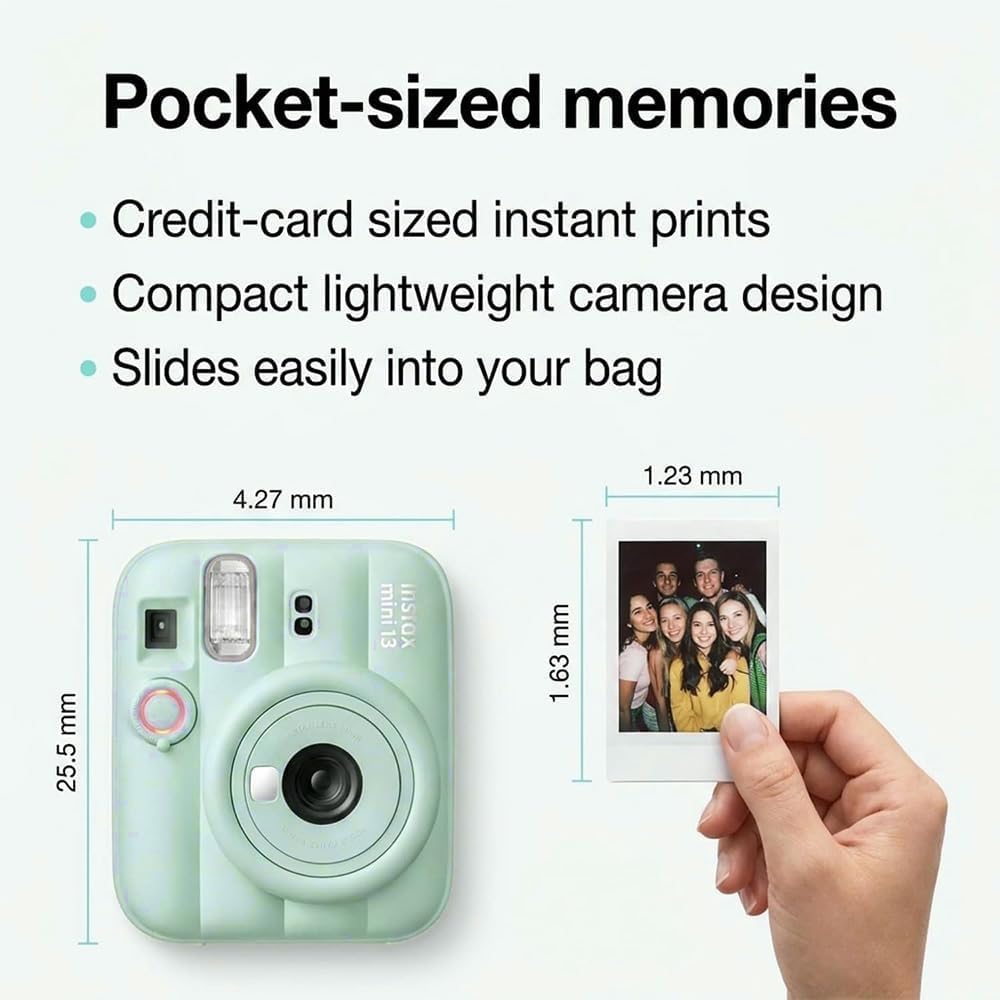 Fujifilm Instax Mini 13 Candy Pink Instant Camera with 20-Sheet Film