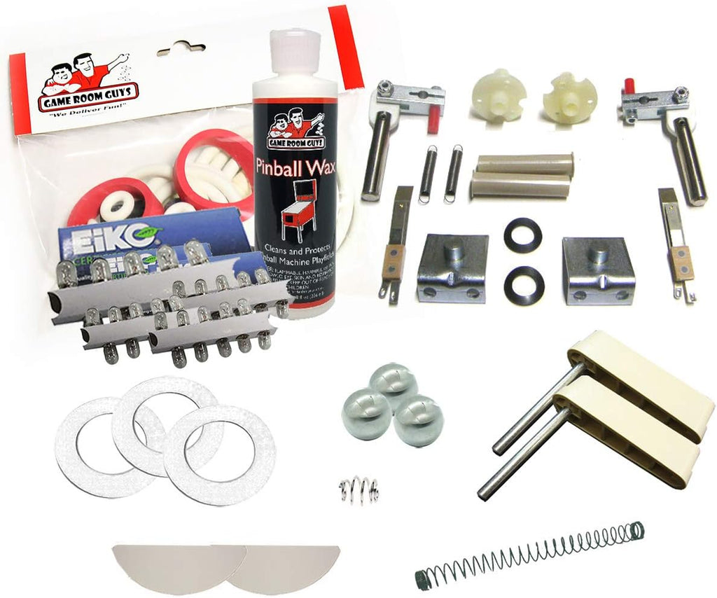 Game Room Guys 1988 Data East Time Machine Pinball White Premium Maintenance Kit