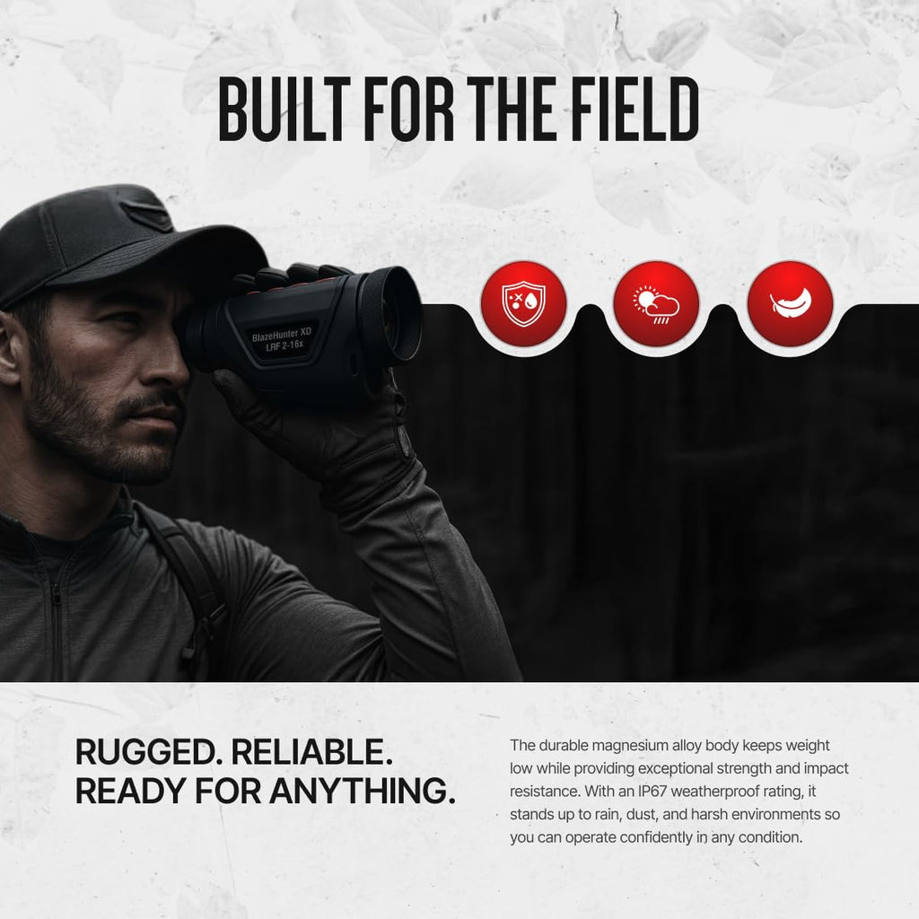ATN BlazeHunter XD Thermal Imaging Monocular, 1280x1024, Rangefinder