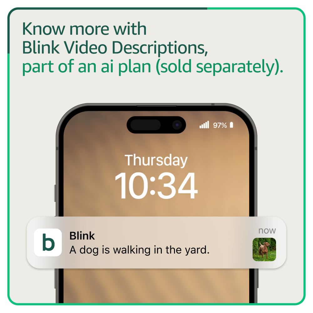 Blink Outdoor 4 XR â two-year battery wireless camera with 4x security coverage, 1000 ft open-air range or 400 ft with typical use â 4 camera system.