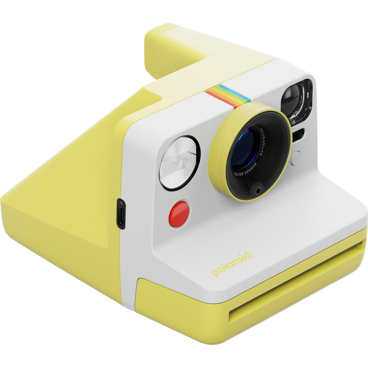 Polaroid Now Generation3 iType Camera in Pebble White + 8 Film Bundle