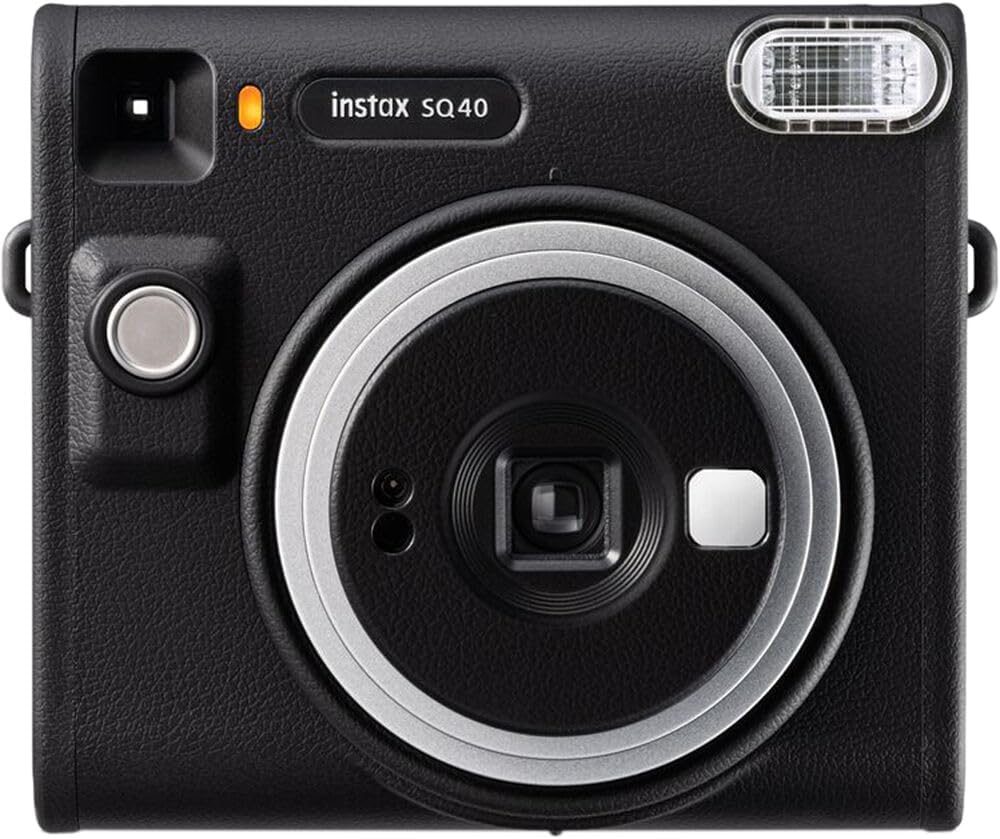 FUJIFILM INSTAX Square SQ40 Instant Camera (Black) Case Bundle