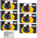 Kodak Power Flash 35mm One-Time-Use Disposable Camera (ISO-800) (6 Pack)