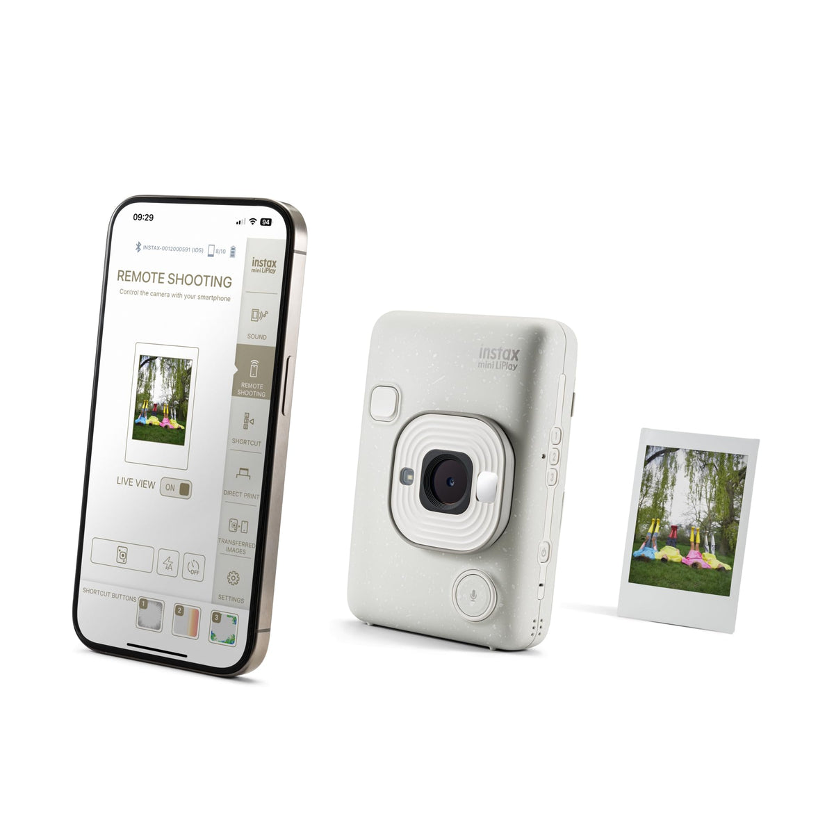 Fujifilm INSTAX Mini LIPLAY Hybrid Instant Camera - Deep Bronze