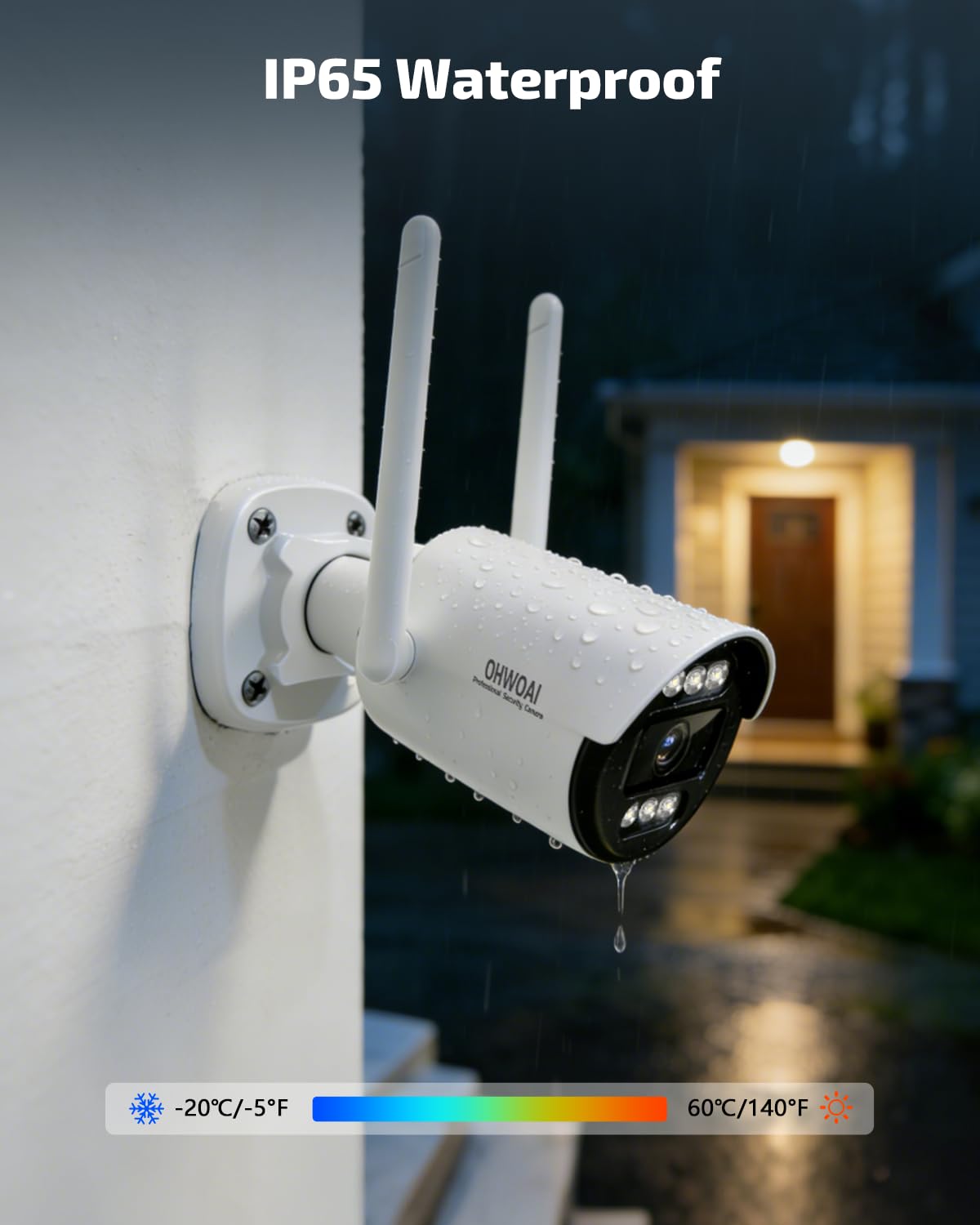 Wireless Security Camera System Outdoor, WiFi Video Surveillance Systems