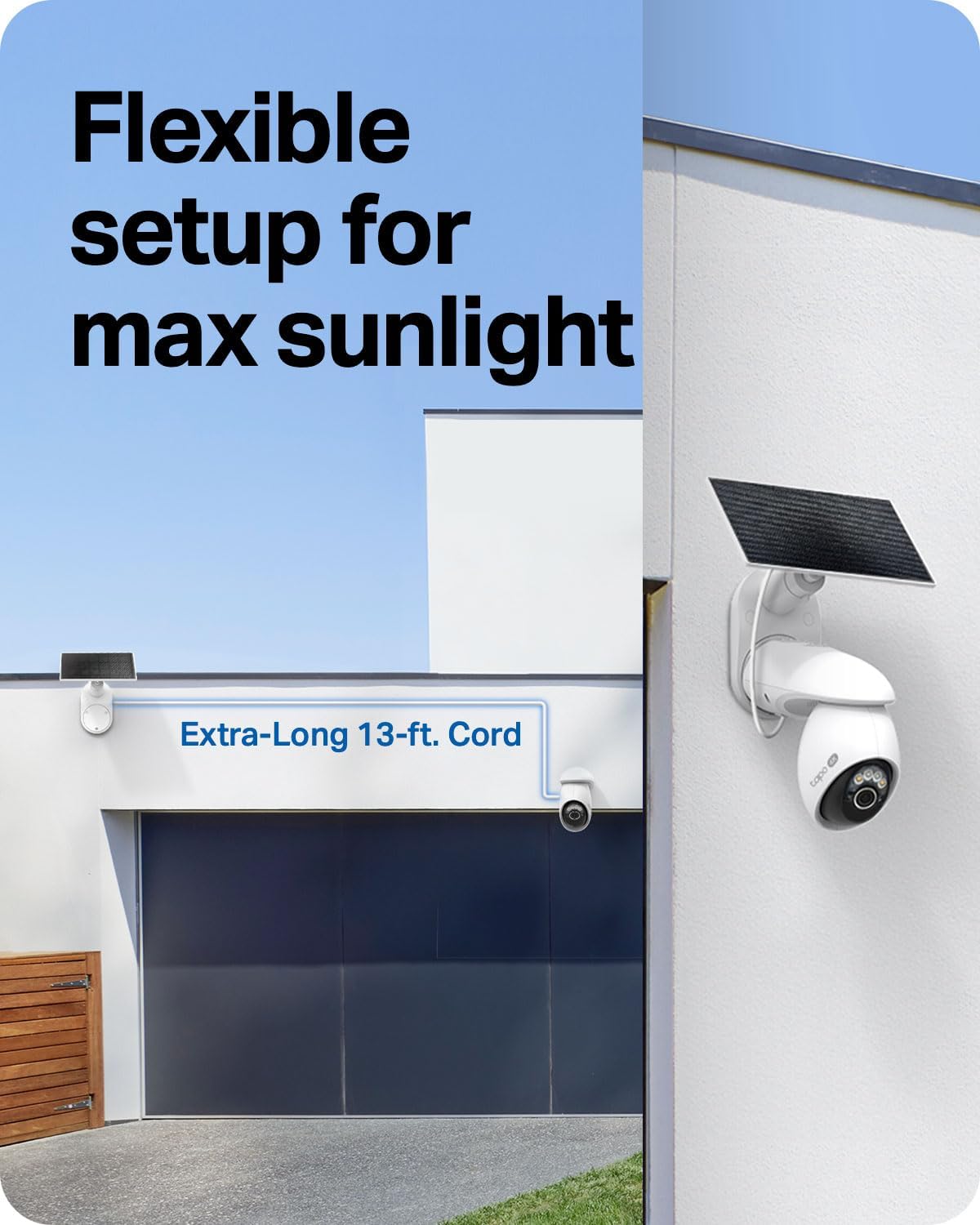 Tapo 4K Outdoor Pan/Tilt Wireless Security Camera, Solar Charging, C660 KIT
