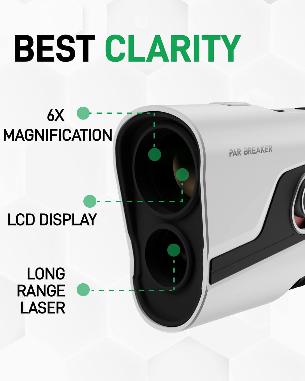 Yard Sync L30 Golf Laser Rangefinder with Slope On/Off Switch