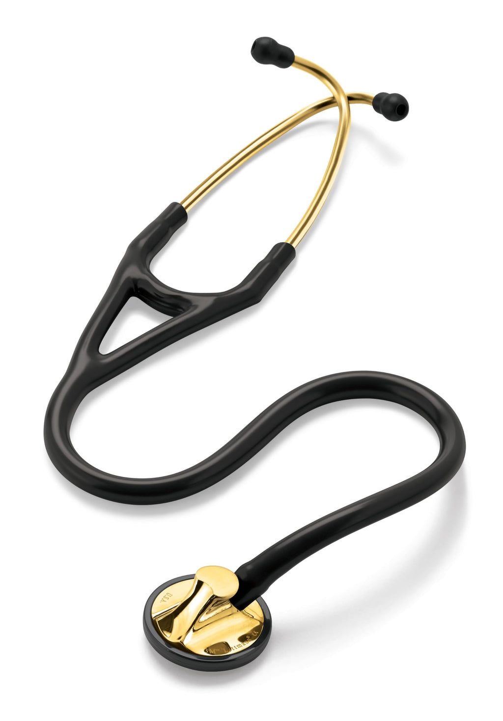 3M Littmann Master Cardiology Stethoscope, 2176, Stainless Steel Smoke-Finish Chestpiece, 27" Black Tube