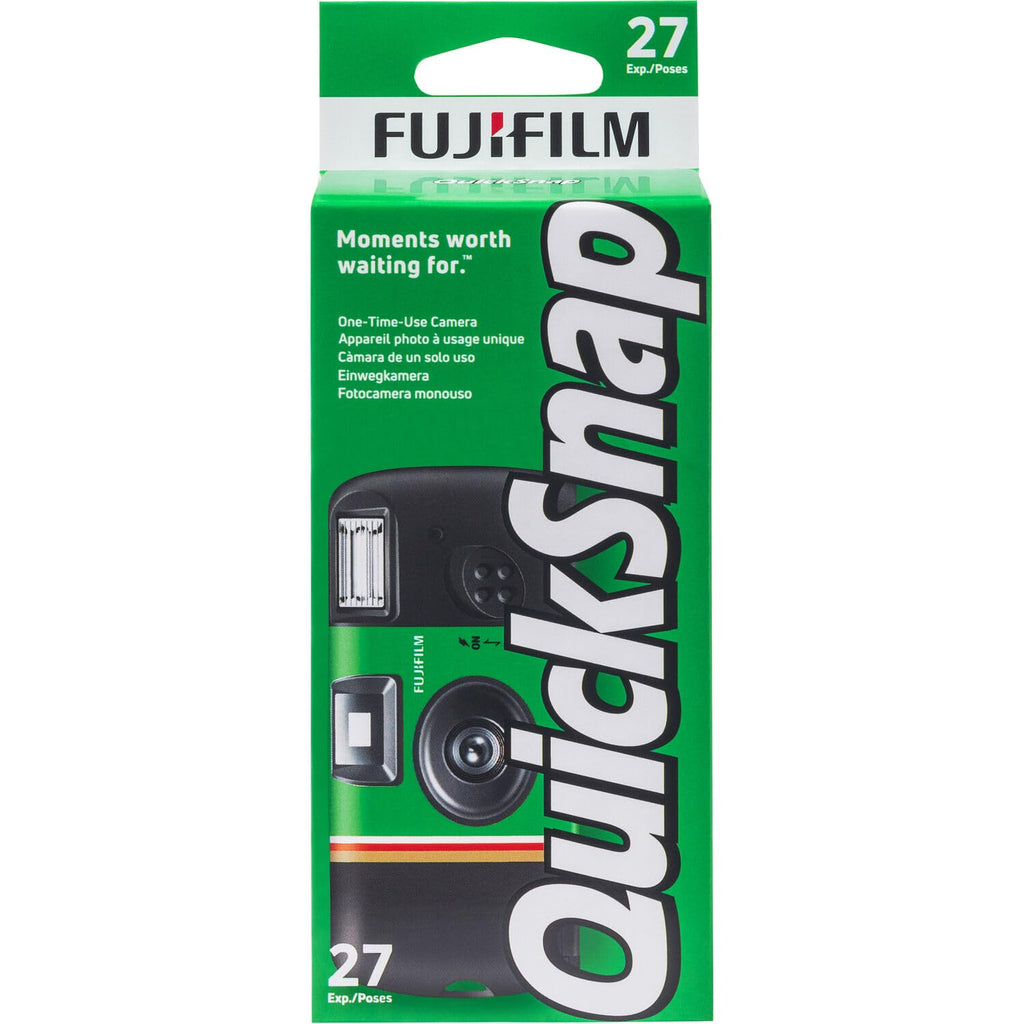 FUJIFILM QuickSnap Flash 400 One-Time-Use Disposable Camera (4 Pack)