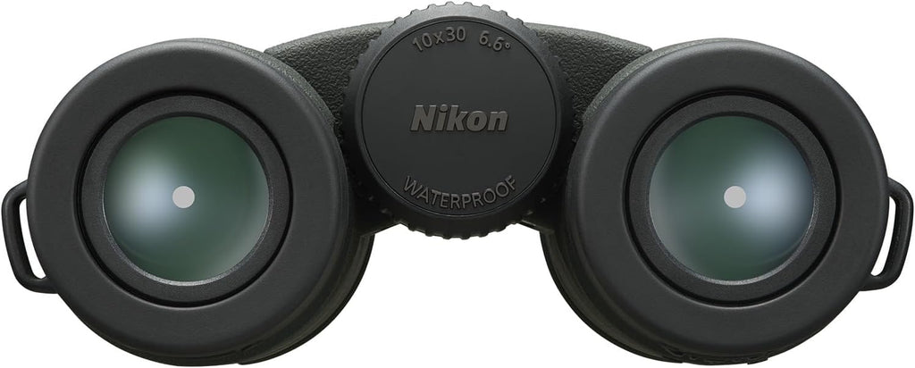 Nikon PROSTAFF P3 10x30 Binocular | Waterproof, fogproof, rubber-armored compact Binocular, wide field of view & long eye relief | Official Nikon USA Model