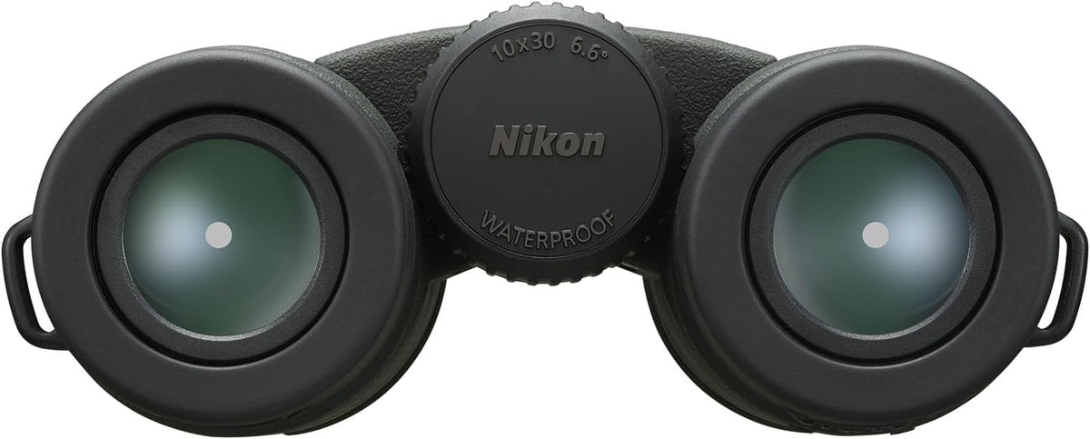 Nikon PROSTAFF P3 10x30 Binocular | Waterproof, fogproof, rubber-armored compact Binocular, wide field of view & long eye relief | Official Nikon USA Model