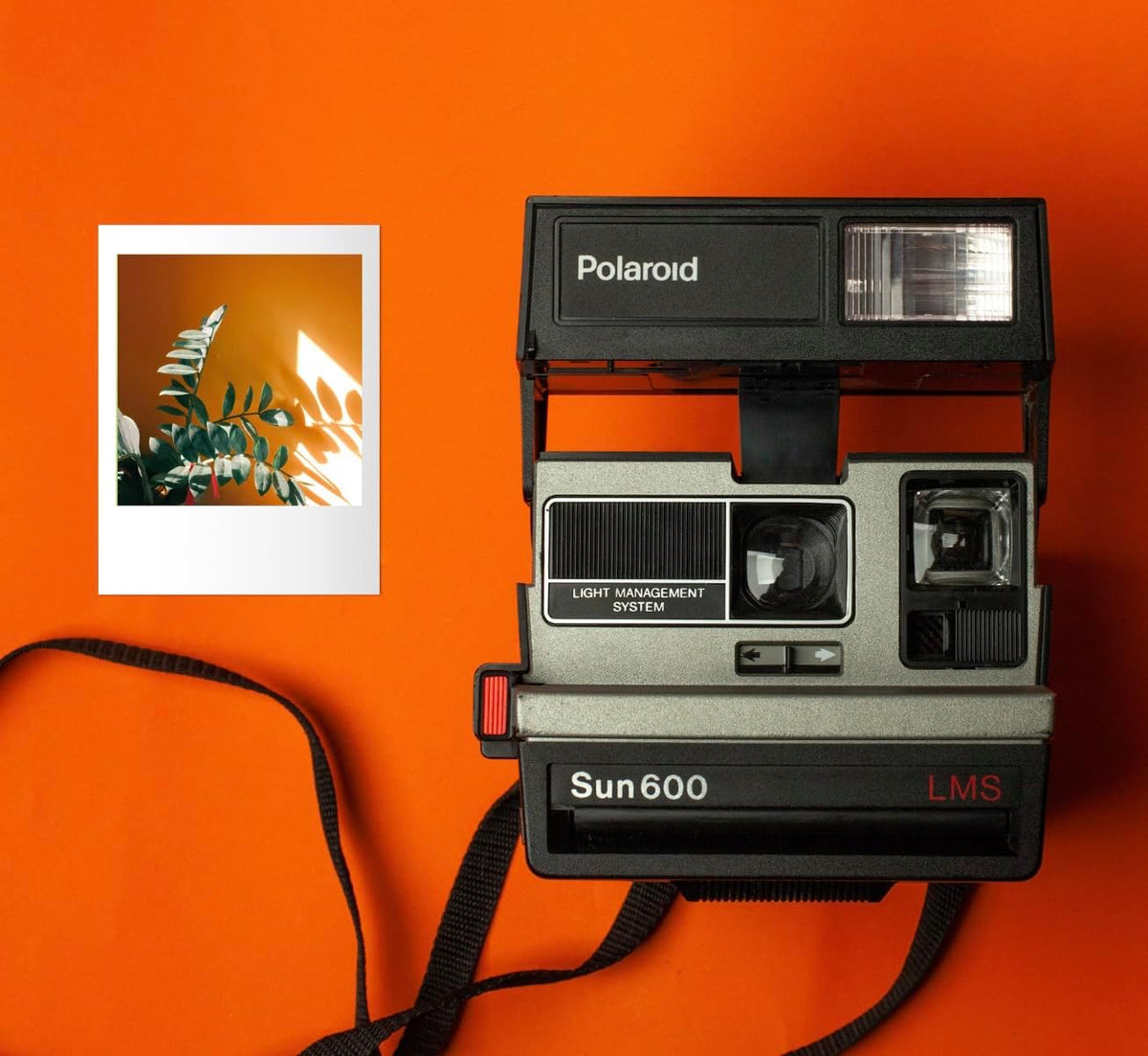 Polaroid 600 Sun600 LMS Instant Film Camera, Silver and Black (Renewed)