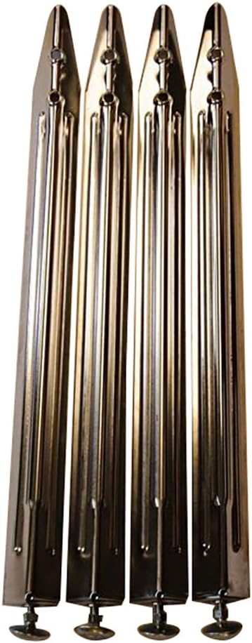 Game Room Guys Pinball Legs with Levelers - Chrome - Set of 4