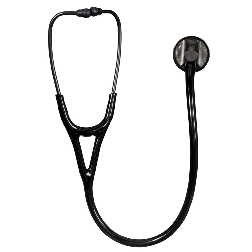 3M Littmann Master Cardiology Stethoscope, 2176, Stainless Steel Smoke-Finish Chestpiece, 27" Black Tube