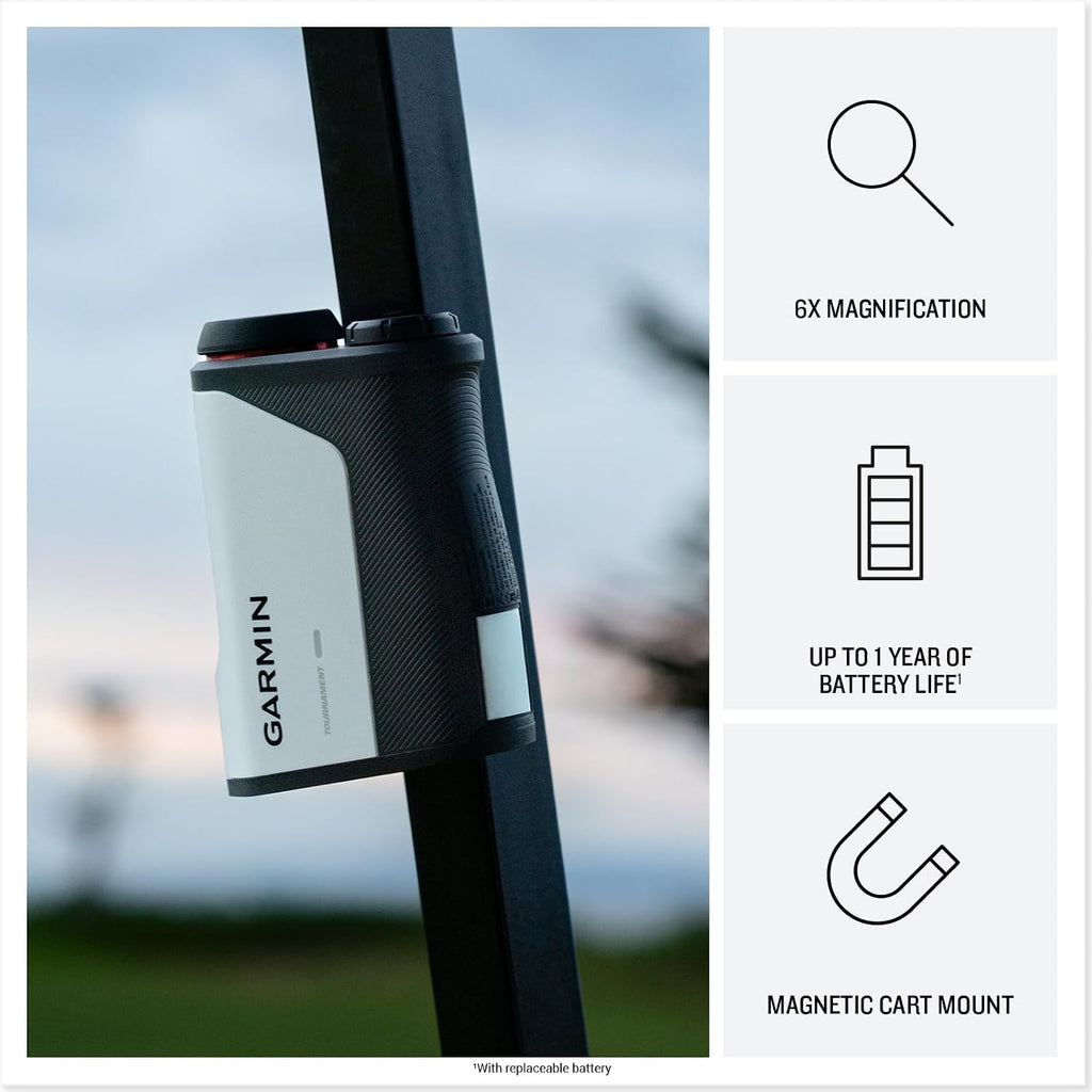 Garmin Approach Z10 Laser Golf Rangefinder Bundle