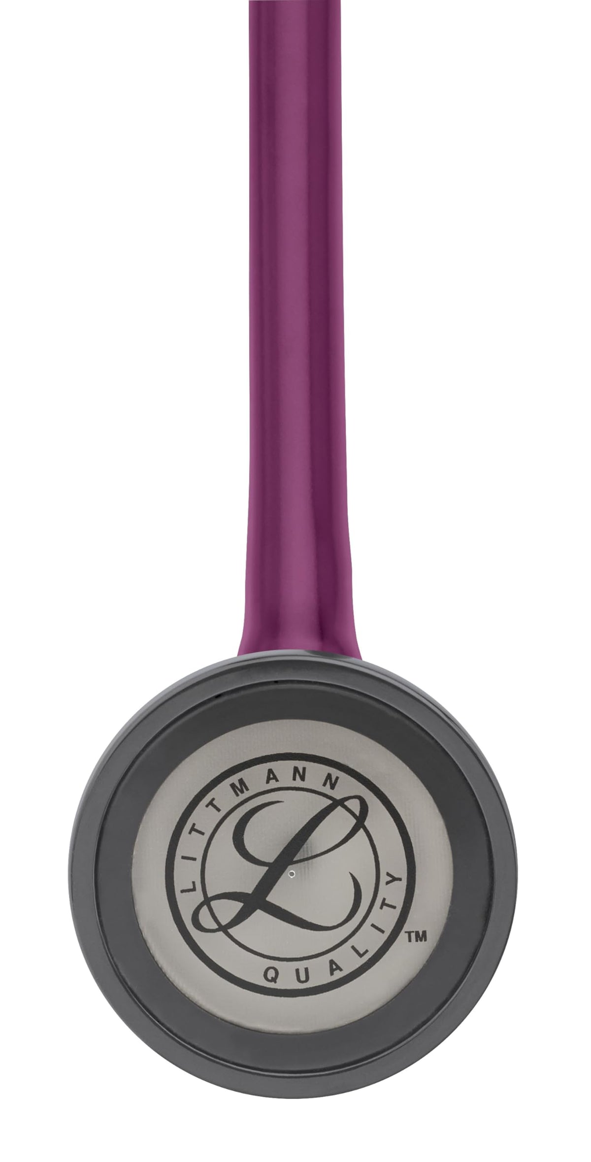 3M Littmann Master Cardiology Stethoscope, 2176, Stainless Steel Smoke-Finish Chestpiece, 27" Black Tube