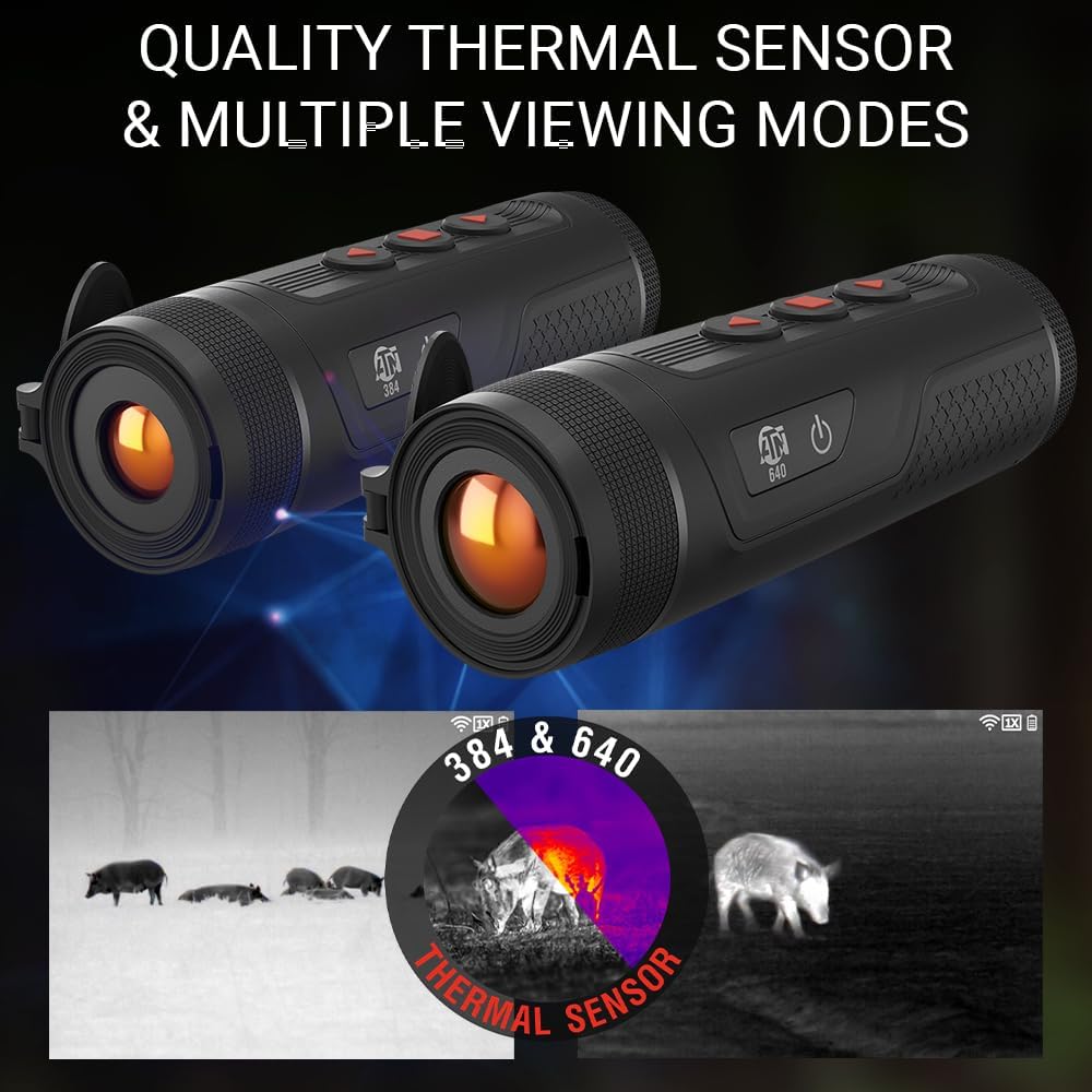 ATN BlazeTrek-319 Thermal Imaging Monocular 12 Micron, 384x288 <25 NETD, 50 Hz