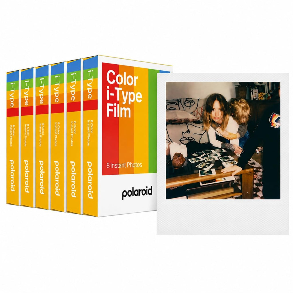 Polaroid Now+ Generation 3 i-Type Instant Camera in White + 16 Film Bundle