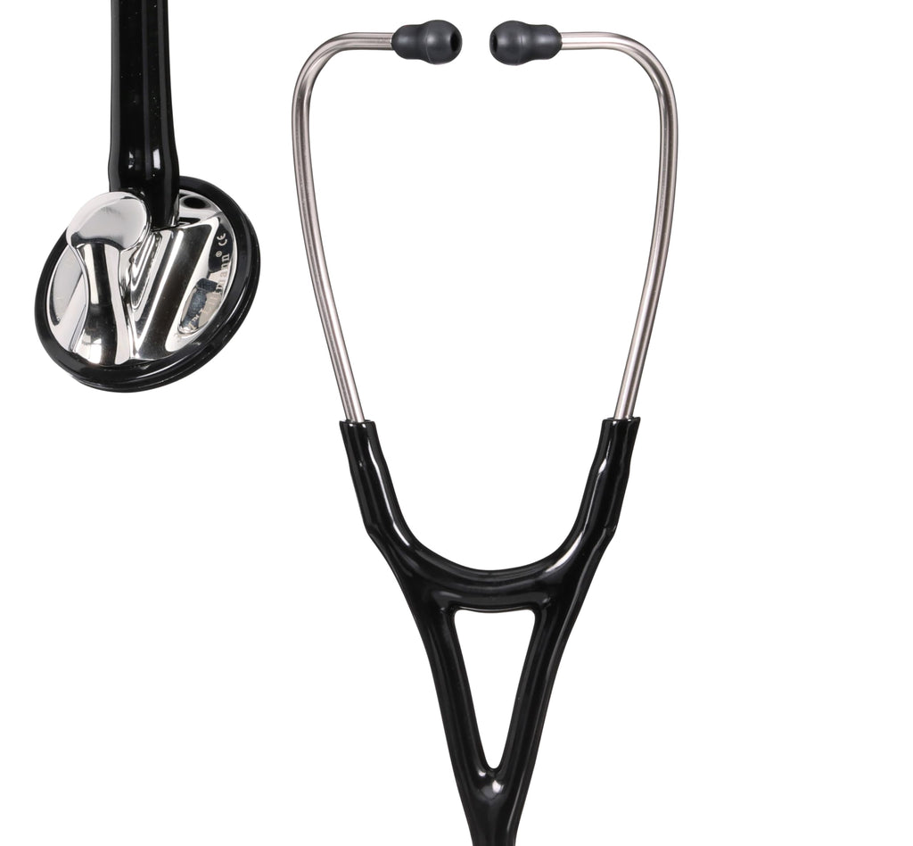 3M Littmann Master Cardiology Stethoscope, 2176, Stainless Steel Smoke-Finish Chestpiece, 27" Black Tube