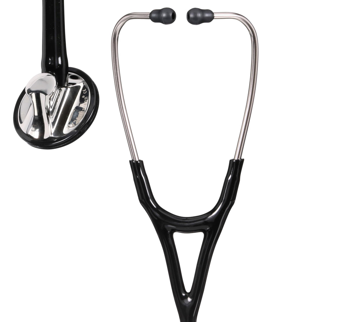 3M Littmann Master Cardiology Stethoscope, 2176, Stainless Steel Smoke-Finish Chestpiece, 27" Black Tube