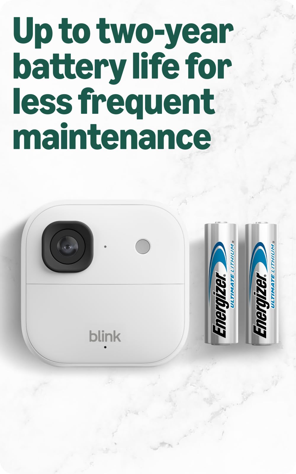 Blink Outdoor 2K+ (newest model) â Wireless smart security camera, 2K video resolution, enhanced audio, two-year battery. Sync Module Core included â 2 camera system (Black)