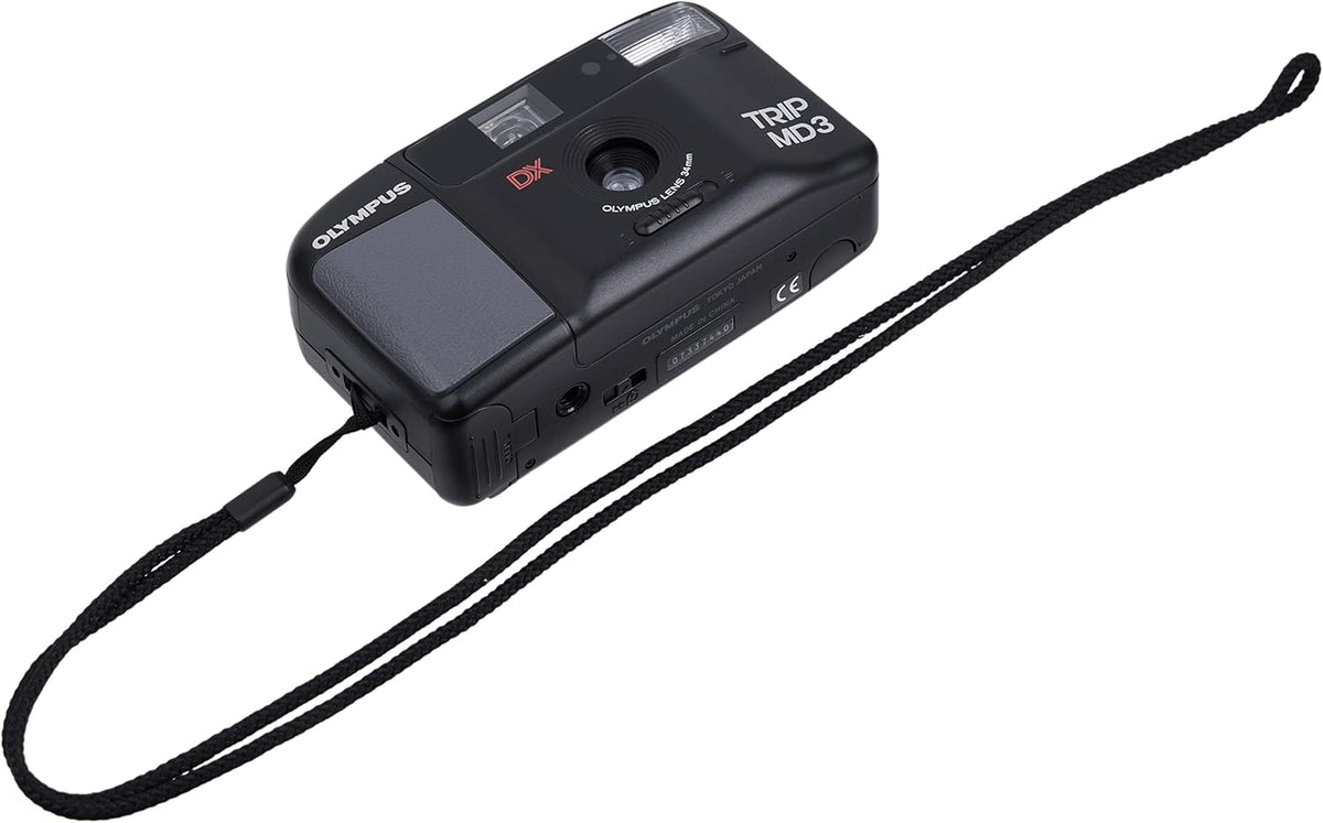 Olympus Trip MD3 35mm Point & Shoot Film Camera â Auto Flash, Fixed Focus Lens, Compact Vintage Camera (Renewed)