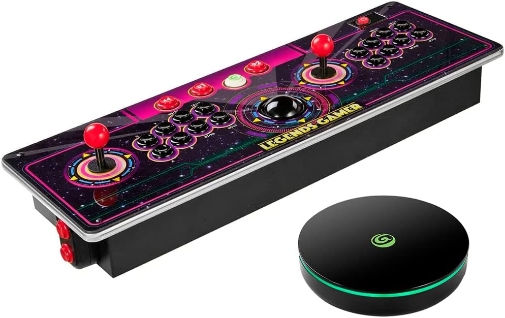 Legends Gamer Pro, Deluxe Table Top Arcade Game Machine, Home Arcade, Classic Retro Video Games, 150 Licensed Arcade & Games, Includes Action Fighting Puzzle Sports & More, WiFi Connectivity