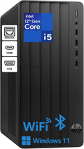 HP Pro Tower Desktop for Business & Home, Intel i5-12500 Processor, 32GB RAM, 1TB SSD, Intel UHD Graphics 770, Wi-Fi 6, Bluetooth 5.3, Windows 11 Home