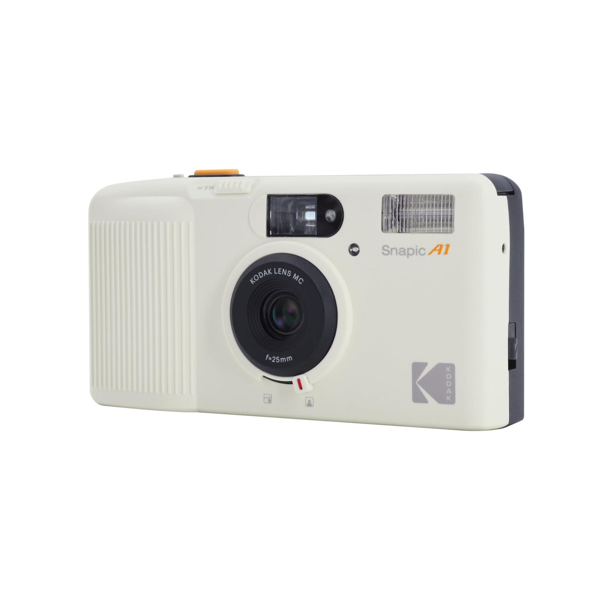 KODAK Snapic A1 35mm Film Camera 35mm, Reusable, 2-Zone Focus, Lightweight, Compact (Ivory White) Bundle with Kodak Ultramax 400/24EXP 35mm Roll Film