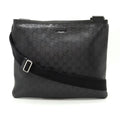Pre-Owned GG GUCCI Imprime 201446 Leather Shoulder Gucci Bag Crossbody Black (Good)