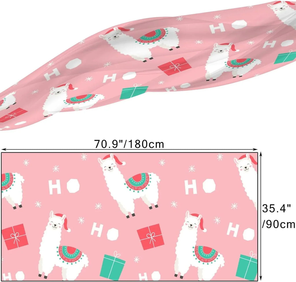 Presents Lightweight for Wrap Christmas Scarves Hyjoy Long Scarf Shawl Girls Women Silk Llama Neck