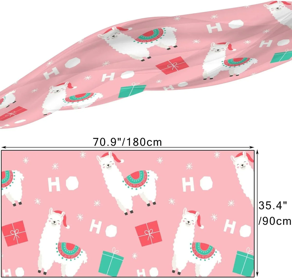 Presents Lightweight for Wrap Christmas Scarves Hyjoy Long Scarf Shawl Girls Women Silk Llama Neck
